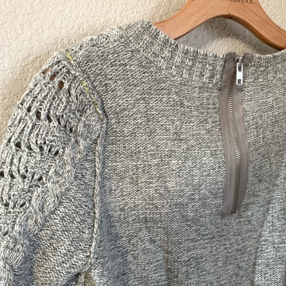 Sparkle & Fade Short Sleeve Glitter Sweater Sz L - Picture 2 of 6